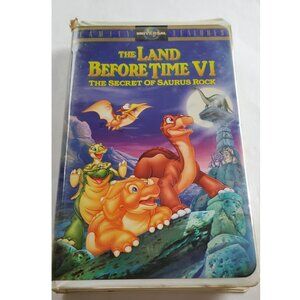 The Land Before Time VI: The Secret Of Saurus Rock VHS Tape 1998 - Clamshell